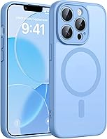 Vista 57 de FNTCASE - Funda para iPhone 15, iPhone 14 y iPhone 13, magnética, translúcida, fina y antigolpes, protección de grado militar, resistente a caídas