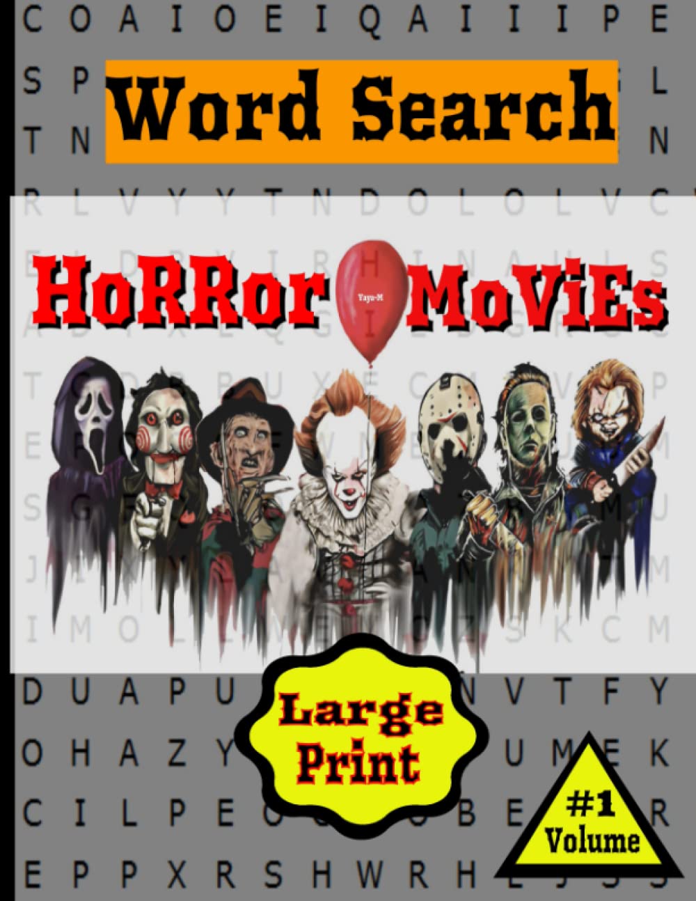 Word Search Puzzles, Horror Movies Edition: Seasonal Word Search Series, Halloween Scary Movies Edition