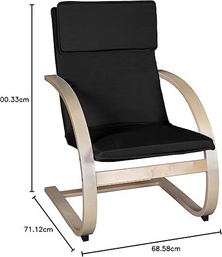 Miniatura 19 de Silla reclinable de madera curvada Niche Mia, de nogal moka/beige, Madera Metal Haya/Ébano,Nuez moca/Beige,Nogal Mocha/Negro,beige,