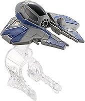 Vista 1 de Hot Wheels Vehículo interceptor Jedi de Star Wars Starship