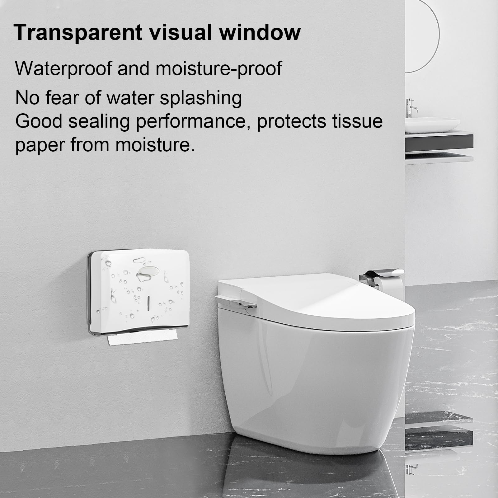 PlastiQline midi handdoekdispenser PQMidiHB - zwart