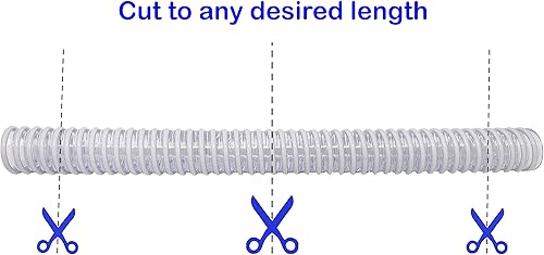 Miniatura 3 de Sealproof Manguera de conexión de bomba de filtro de piscina de 1.5 pulgadas x 6 pies para piscinas sobre el suelo, diámetro de identificación de