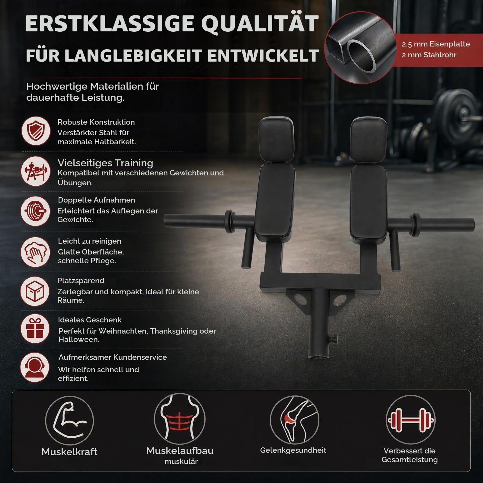 Viking Press Landmine Griff für 5,1 cm olympische Langhantel, Core Strength Training Zubehör, Schulterpresse Landmine Befestigung Ausrüstung, Dehnung von Schultern, Rücken, Beinen
