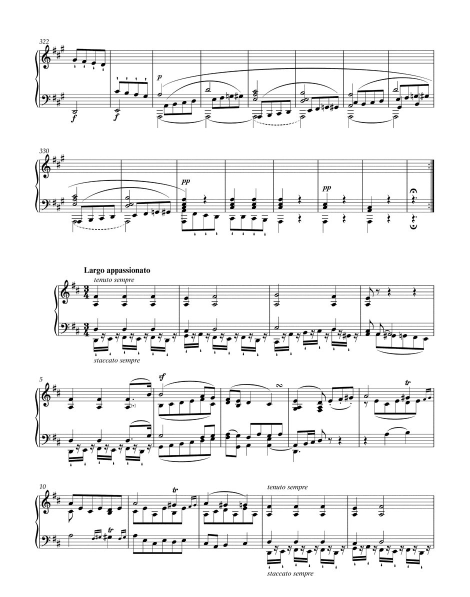 Beethoven: Piano Sonatas, Op. 2 (F Minor, A Major, and C Major)      Sheet music