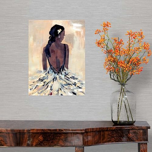 Miniatura 4 de CANVAS ON DEMAND Vinilo decorativo para pared con texto en inglés To The Gala I, obra de arte