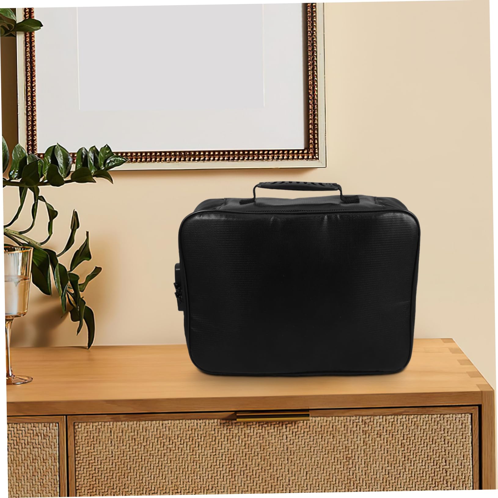 Operitacx Borsa Portadocumenti Ignifuga, Organizer Documenti con Lucchetto e Maniglia, Organizza Documenti, Multilivello, per Casa e Viaggio