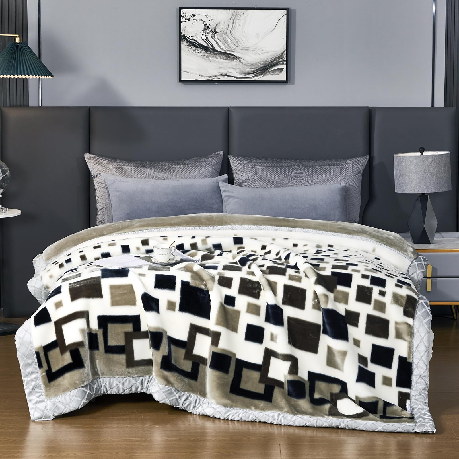 Amazon.com: LGYKUMEG Heavy Korean Mink Blanket Queen Size 79