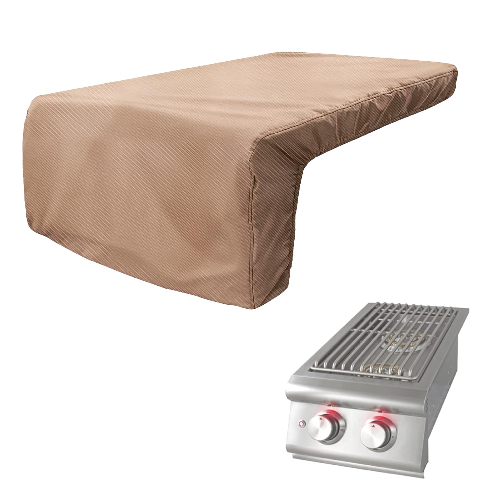 Cover for Blaze Premium LTE Built-in Double Side Burners -2SBBICV,Khaki — image 1