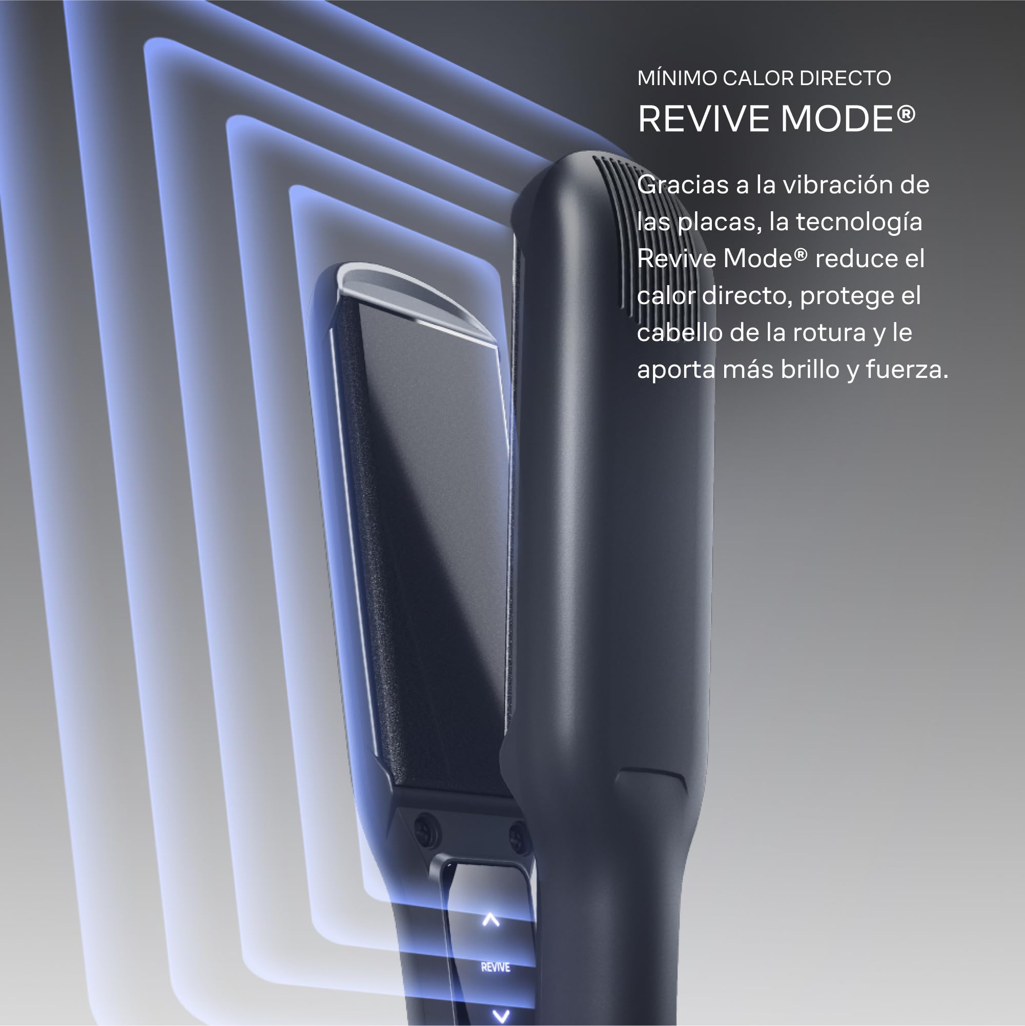 CLOUD NINE La nueva plancha de pelo ancha | Control de temperatura variable | Modo Revive Placas con infusión de minerales | Pantalla digital Cable giratorio de 360° | Protector