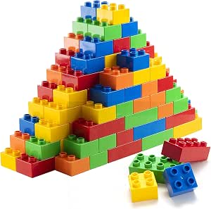 PREXTEX 150-Piece Building Blocks Set for Kids