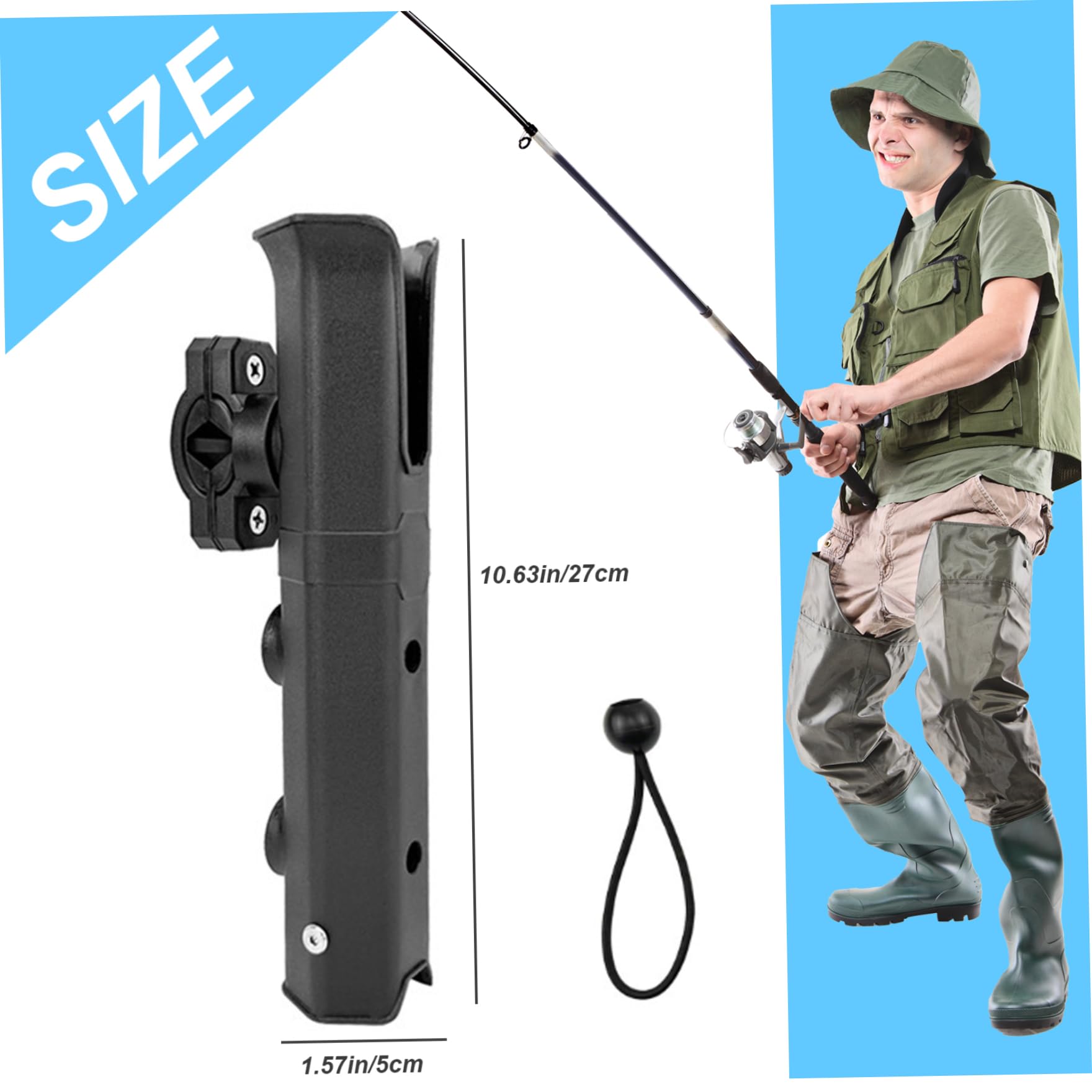 Support De Canne à Pêche Pour Chaise, Vélo, Moto, Support De Canne