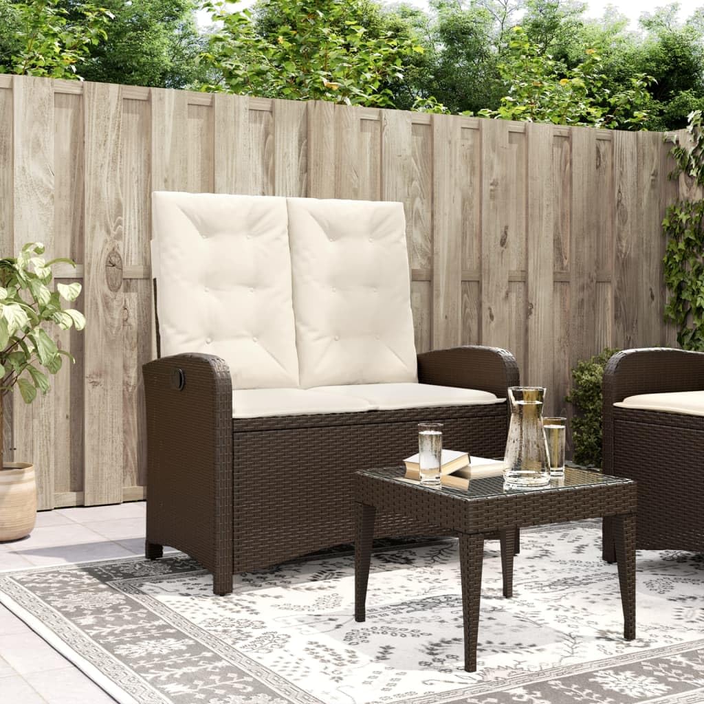 Banc de jardin réglable robuste pour corriger les inconforts d'assise extérieure