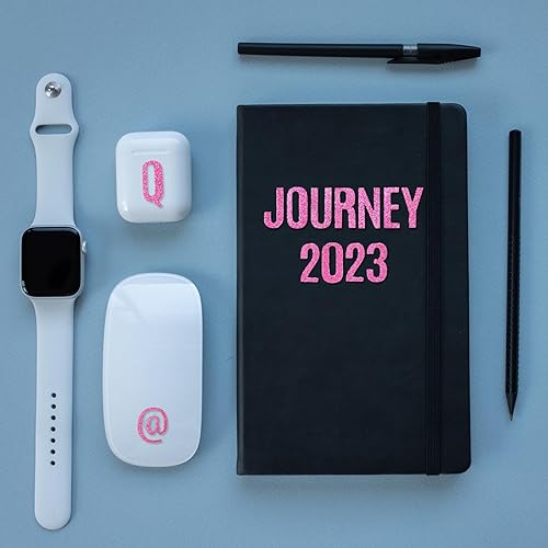 Miniatura 3 de 790 piezas de 10 hojas de calcomanías de letras con purpurina, letras del alfabeto, kit de números de letras autoadhesivas para el hogar,