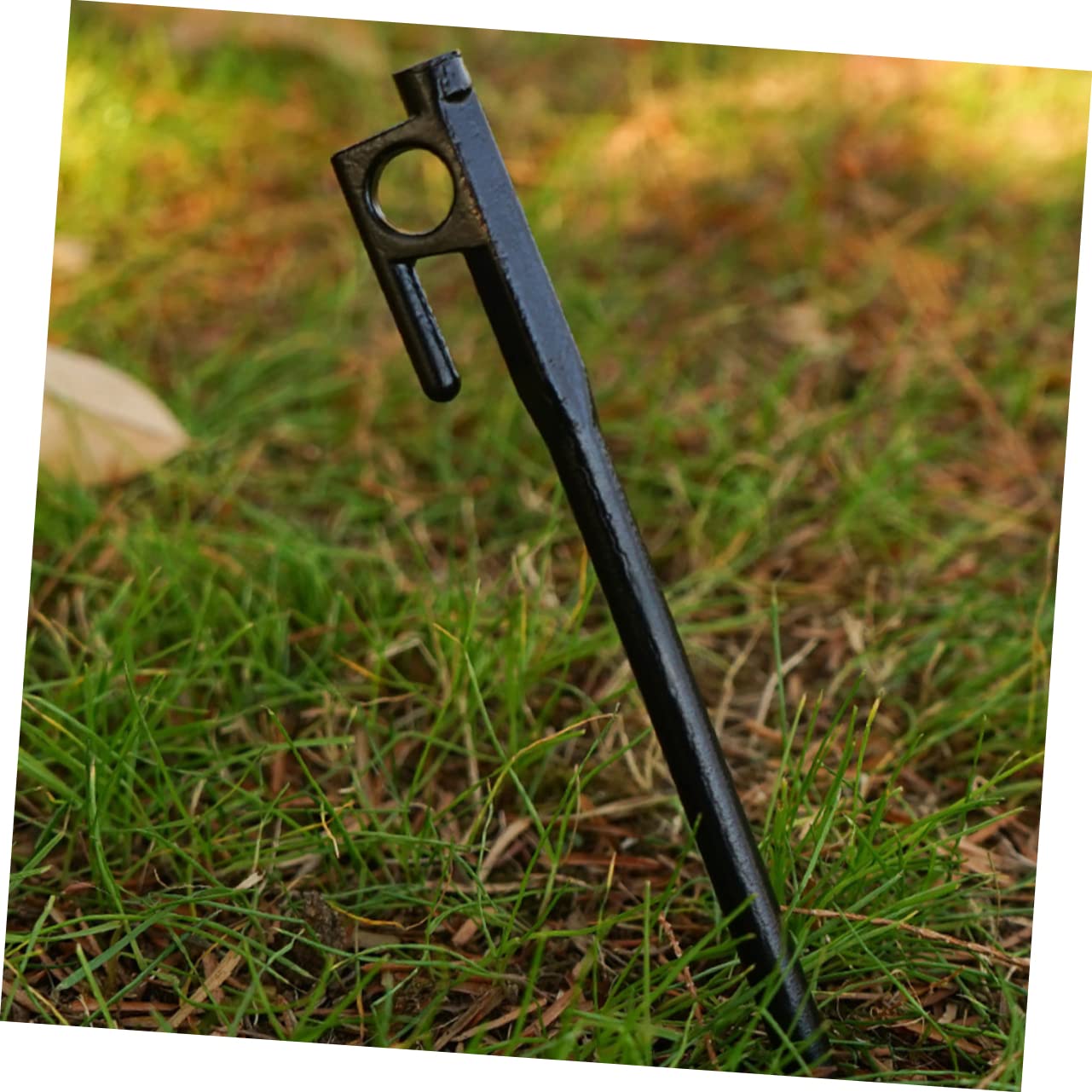 OSOLADY 2PCS Heavy Duty Metal Tent Pegs for Camping and Beach Durable Stakes for Tarp Canopy and Picnic Unbreakable Design for Conditions