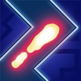 * Flat design ZigZag Glow! Most addective game!! Zig zag the ball to survive
