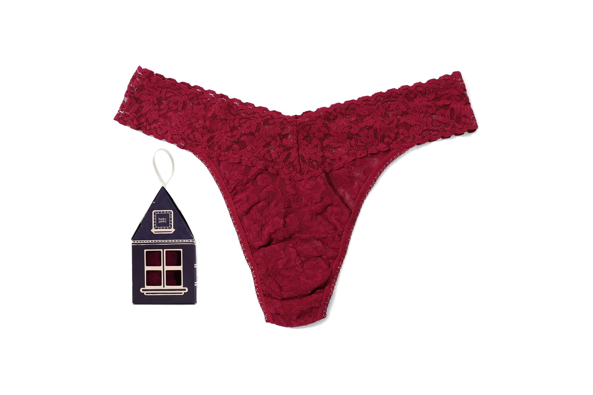 Hanky Panky Signature Lace Original Rise Thong Gingerbread House