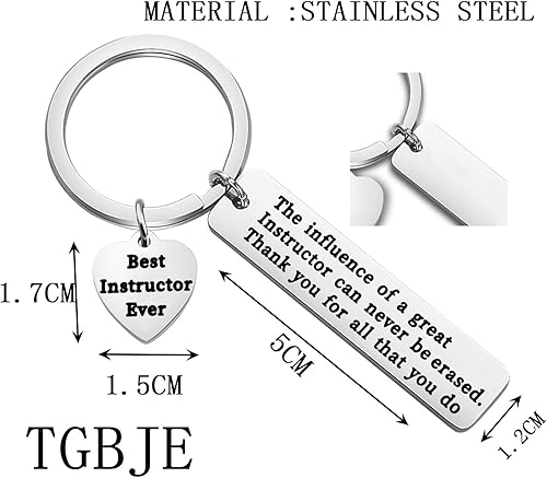 Miniatura 2 de TGBJE - Regalo de instructor clínico de enfermería, regalo de instructor clínico, la influencia de un gran instructor nunca se puede borrar regalo