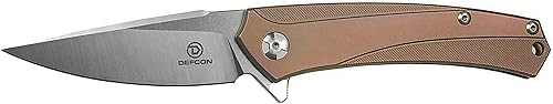 Miniatura 8 de DEFCON Jungle Knife Series D2 Blade Titanium EDC Cuchillo táctico de bolsillo plegable