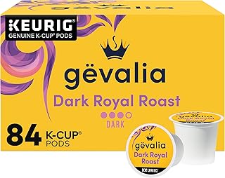 Gevalia Dark Royal Roast K-Cup Coffee Pods (84 ct Box)