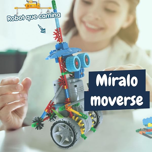 Science4you Robotics Deltabot - Kit Robotica para Niños con 117 Piezas, Construye tu Robot Interactivo, Construcciones, Robot para Montar, Juegos, Juguetes y Regalos para Niños 6 7 8 9 10-14 Años 2.Deltabot - 5