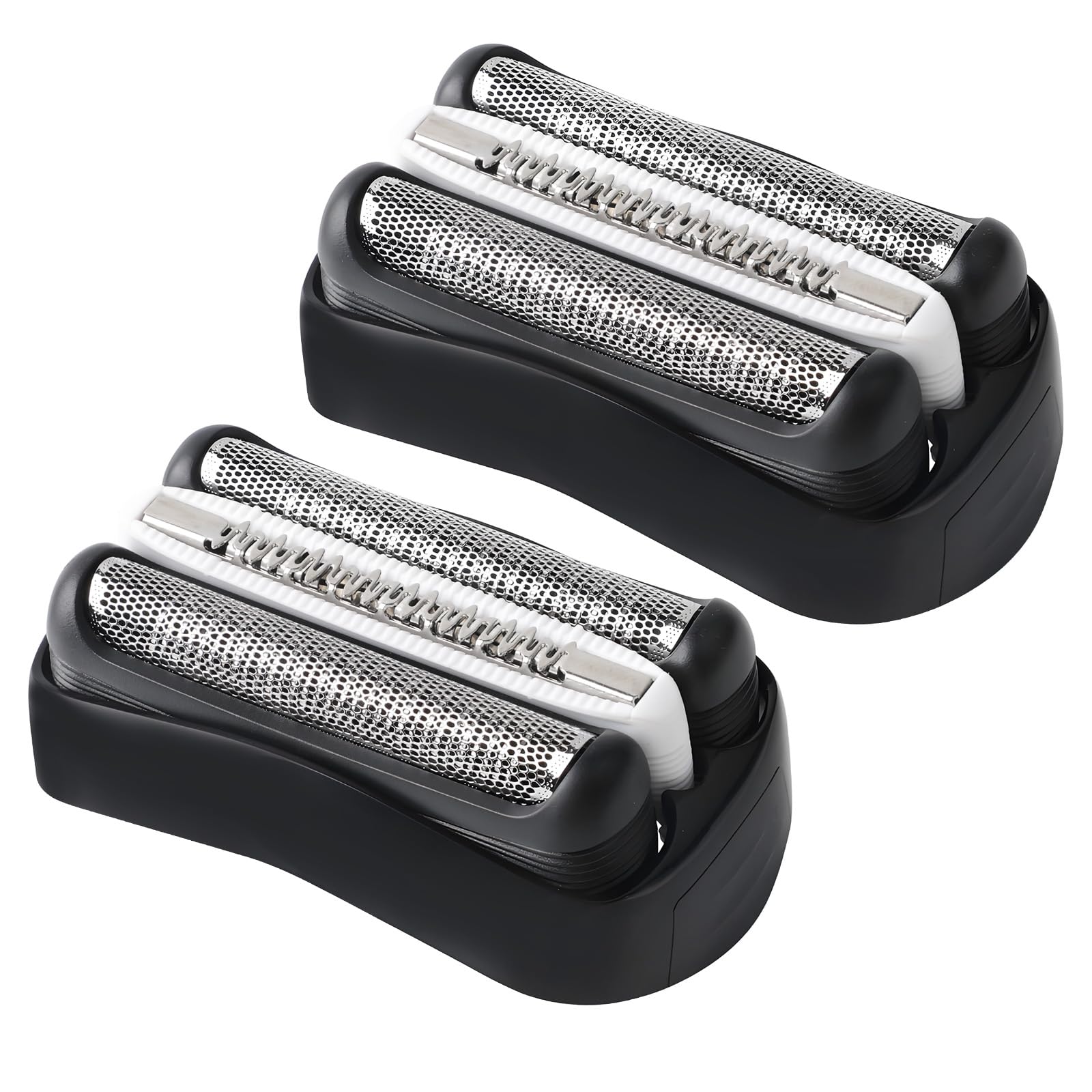 2 Stück 32B Ersatzkopf für Braun Series 3 Elektrorasierer – Kompatibel mit Braun S3 310s, 3010s, 3040s, 3050cc, 3090cc – Ersatzköpfe für die Männerpflege – und Trockenanwendung