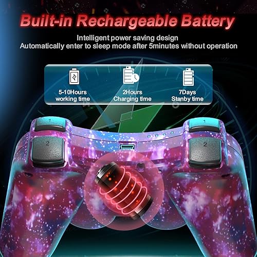 Miniatura 3 de Puning Controlador inalámbrico para controlador P3 controlador inalámbrico con joystick mejorado cielo y arte