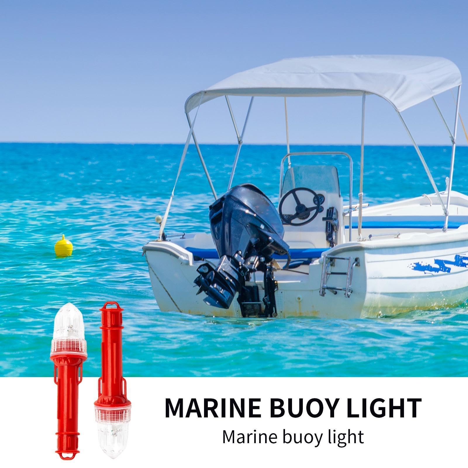 Set Di Razzi Di Segnalazione Marittima A LED Da 2-19 Cm Di Luce Di Emergenza Marina | Impermeabile E Antiurto - Segnale Di Emergenza Galleggiante Leggero Da 110 G Per Barca Kayak Rafting Pali