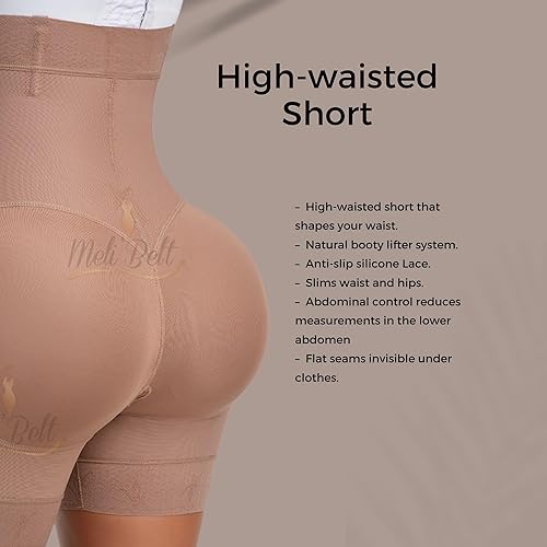 Miniatura 4 de FAJAS MELI'BELT 5022 Faja Shorts Colombiana de cintura alta Levanta Cola Colombianos