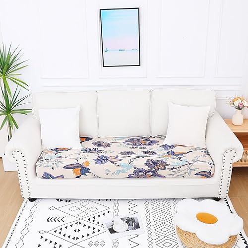 Miniatura 240 de Smiry Fundas de cojín de sofá con estampado, fundas de sofá elásticas y suaves para sofá, funda de sofá antideslizante lavable protector de muebles