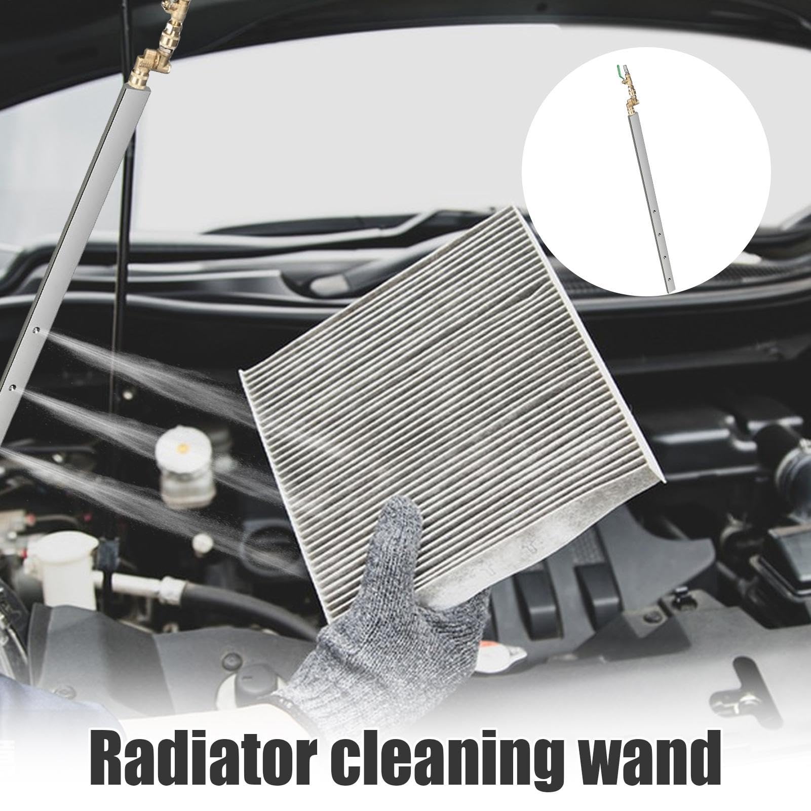 Herramientas Limpieza Coches Presión, Lavado, Agua, Tanque, | Herramienta Limpieza Radiador Para Depósito Agua Coche Camión Condensador RV Refrigerador Inodoro Conducto Refrigerac