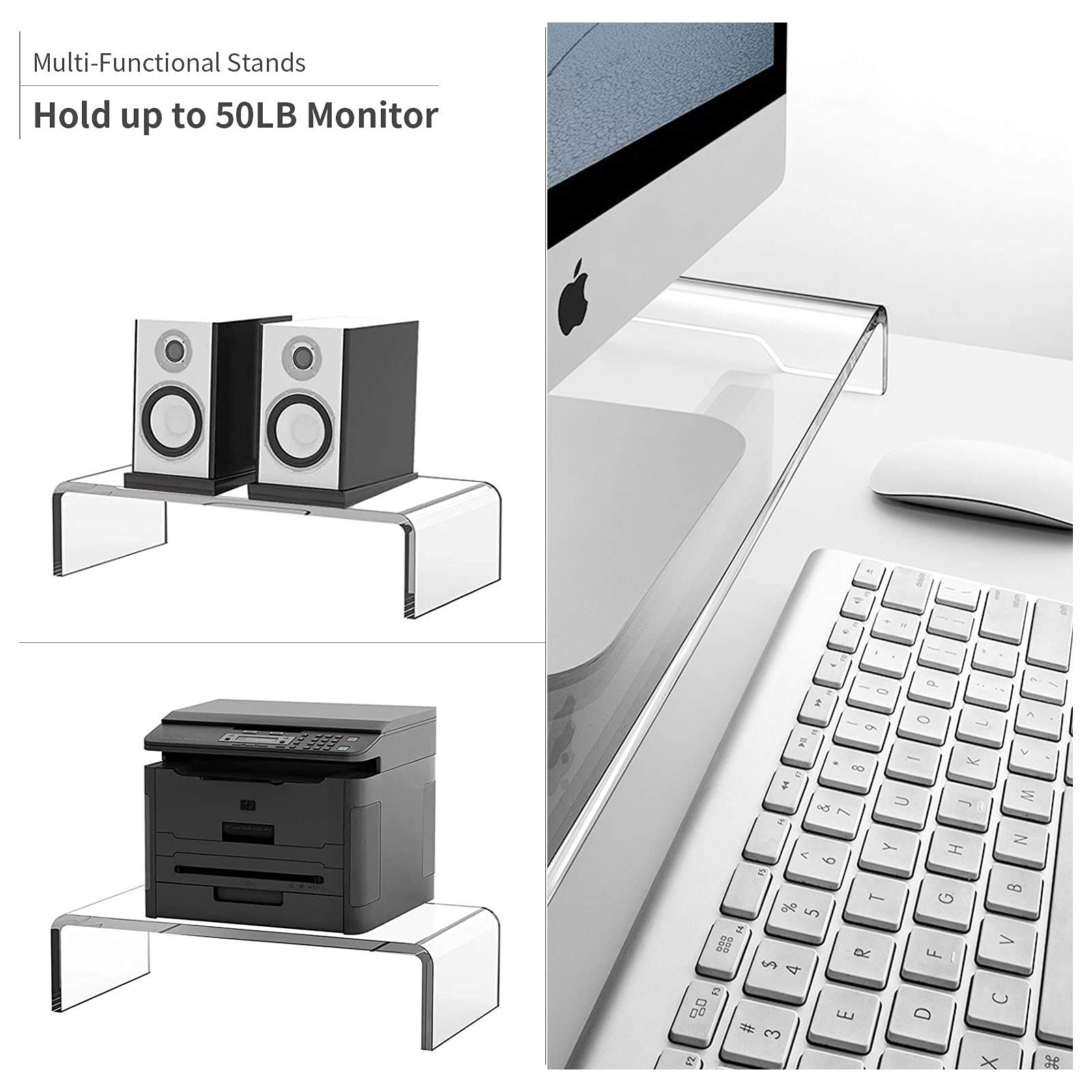 PMMAMonitor Stand, Acrylic Monitor Stand, Computer Monitor Stand