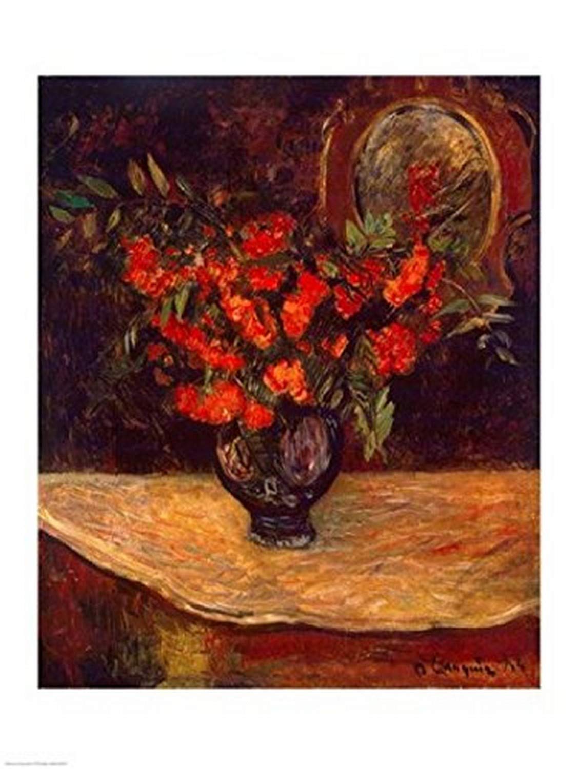 Amazon.com: Bouquet 1884 Poster Print by Paul Gauguin (18 x