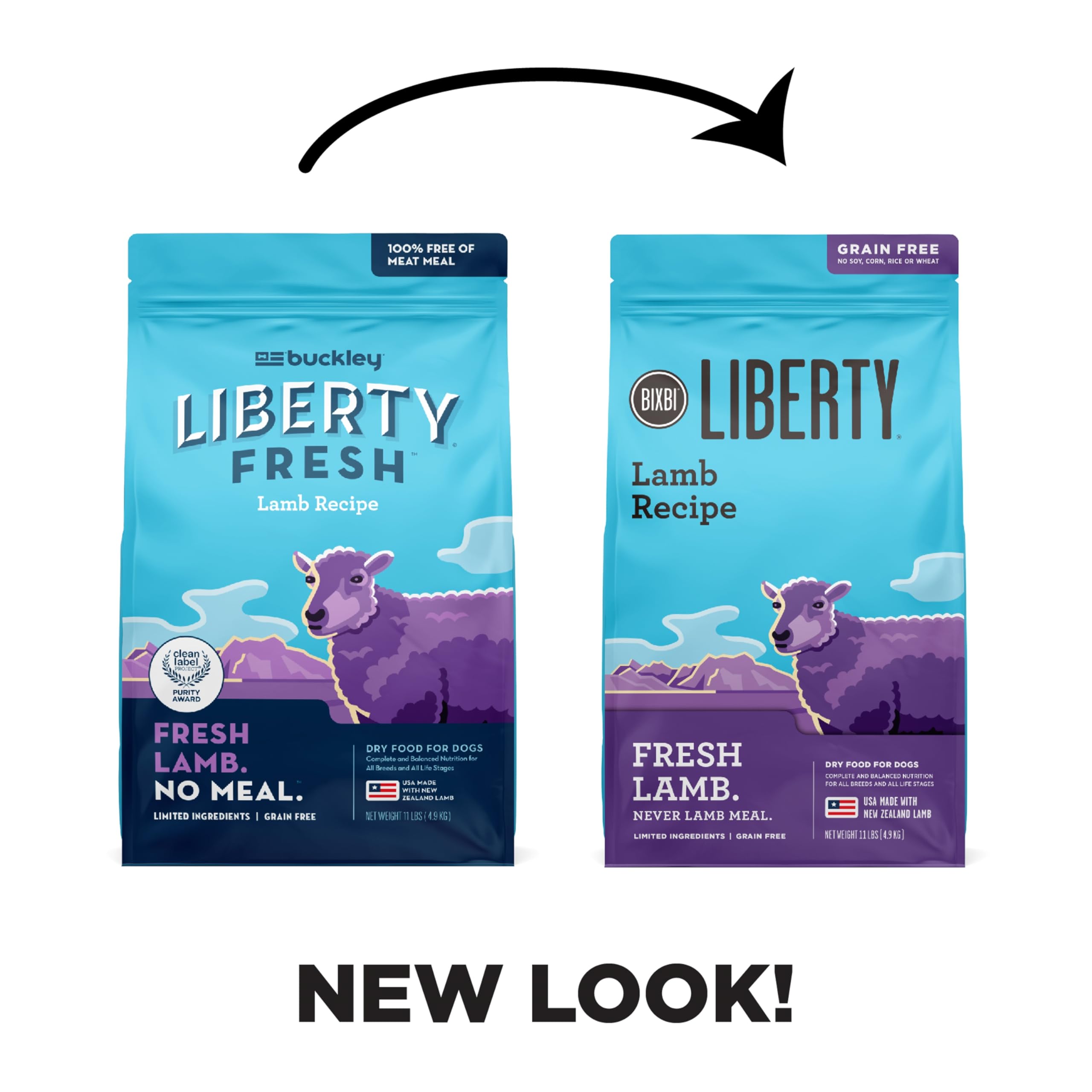Amazon.com: BIXBI Liberty Grain-Free Dry Dog Food, Lamb Recipe
