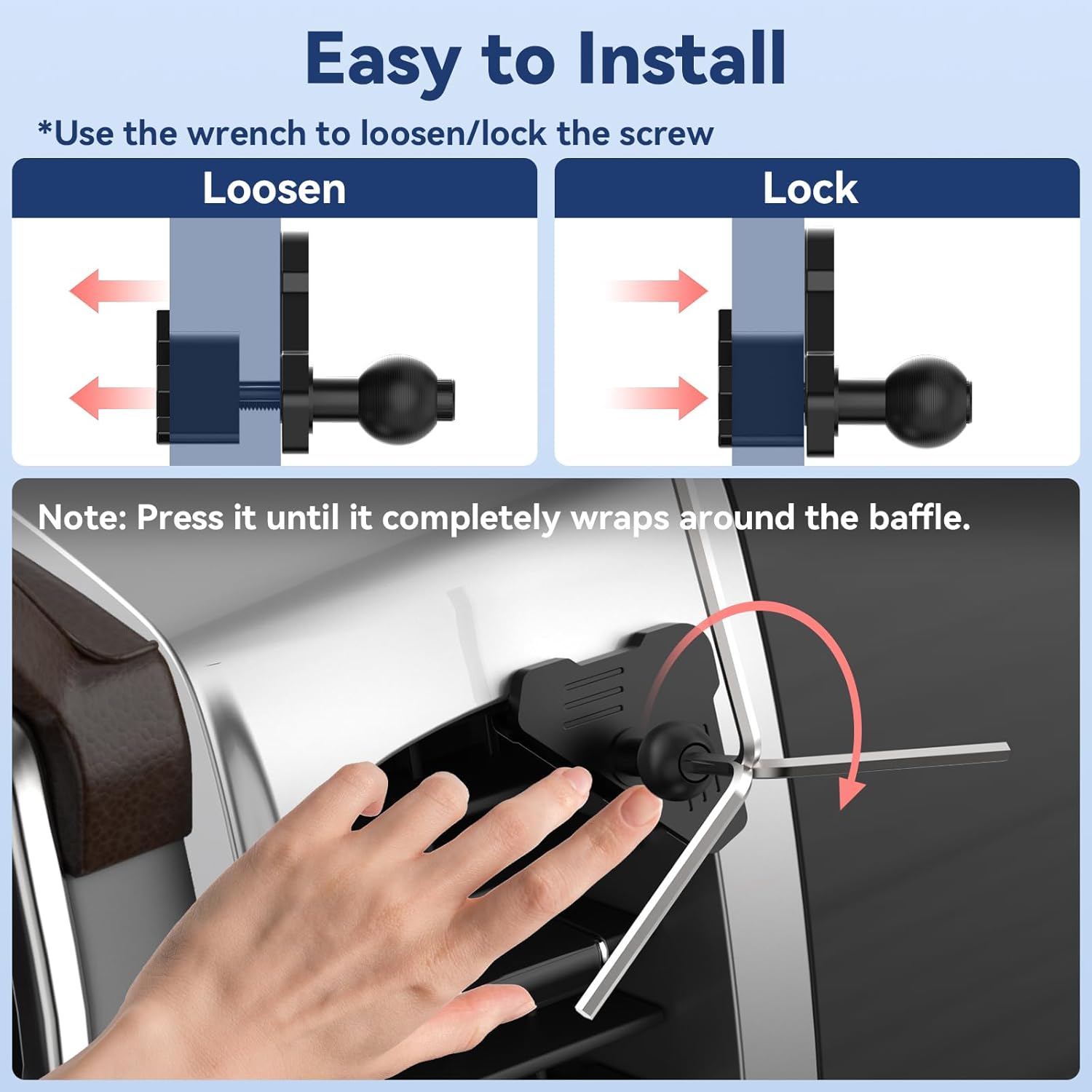 Kaishengyuan Car Vent Magnetic Phone Mount for Toyota Tacoma 2012 2013 2014 2015, Metal Cell Phone Holder 2nd Gen Tacoma Accessories Cradles Bracket Stand for All Smartphones