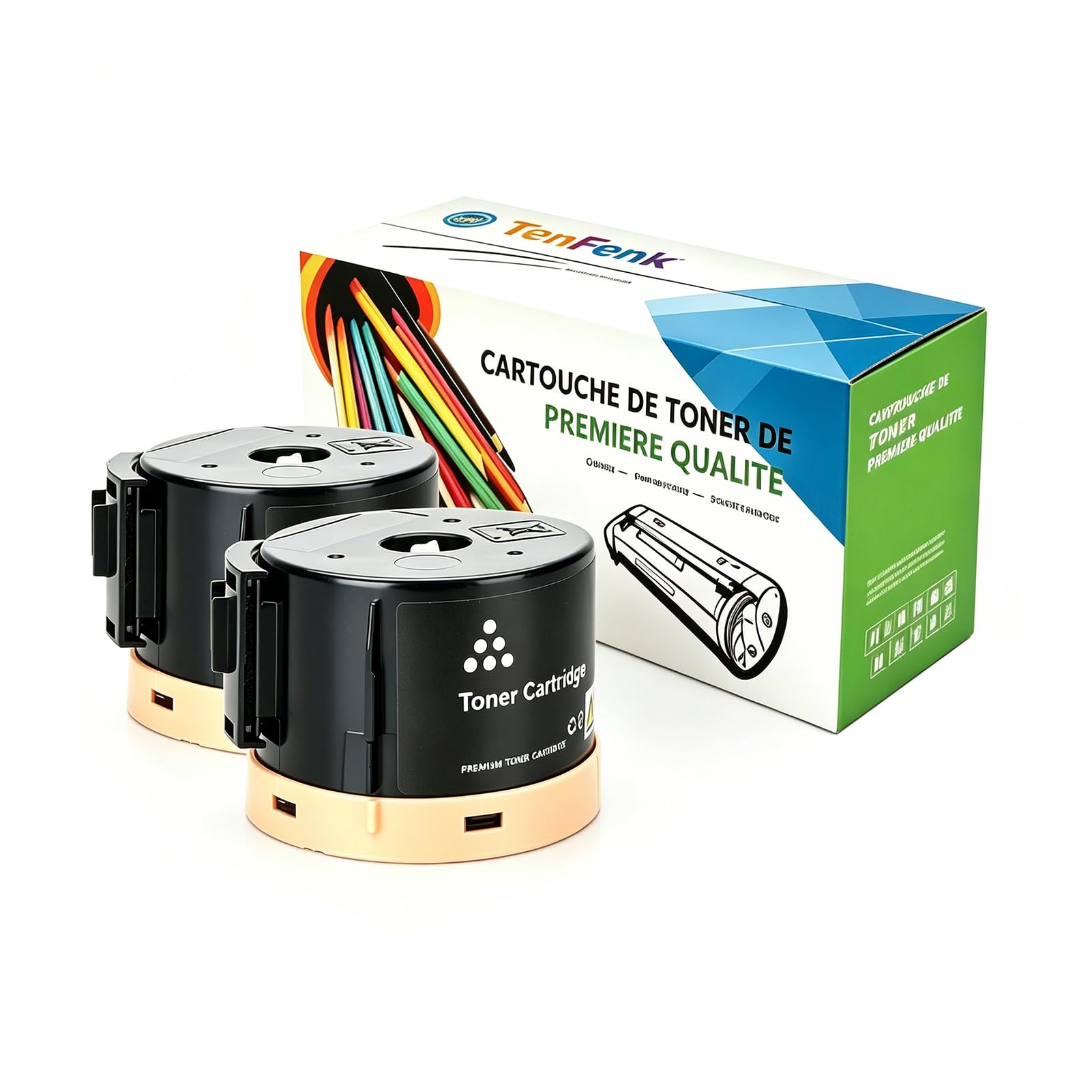 Kompatybilny zamiennik kasety z tonerem dla Epson LP-S230 LPB4T16 LPB4T17 do użytku z Epson LP-S230DN LP-S230DW LP-M230FDN M230FDW drukarką,(Czarny-2500 stron),2 pack
