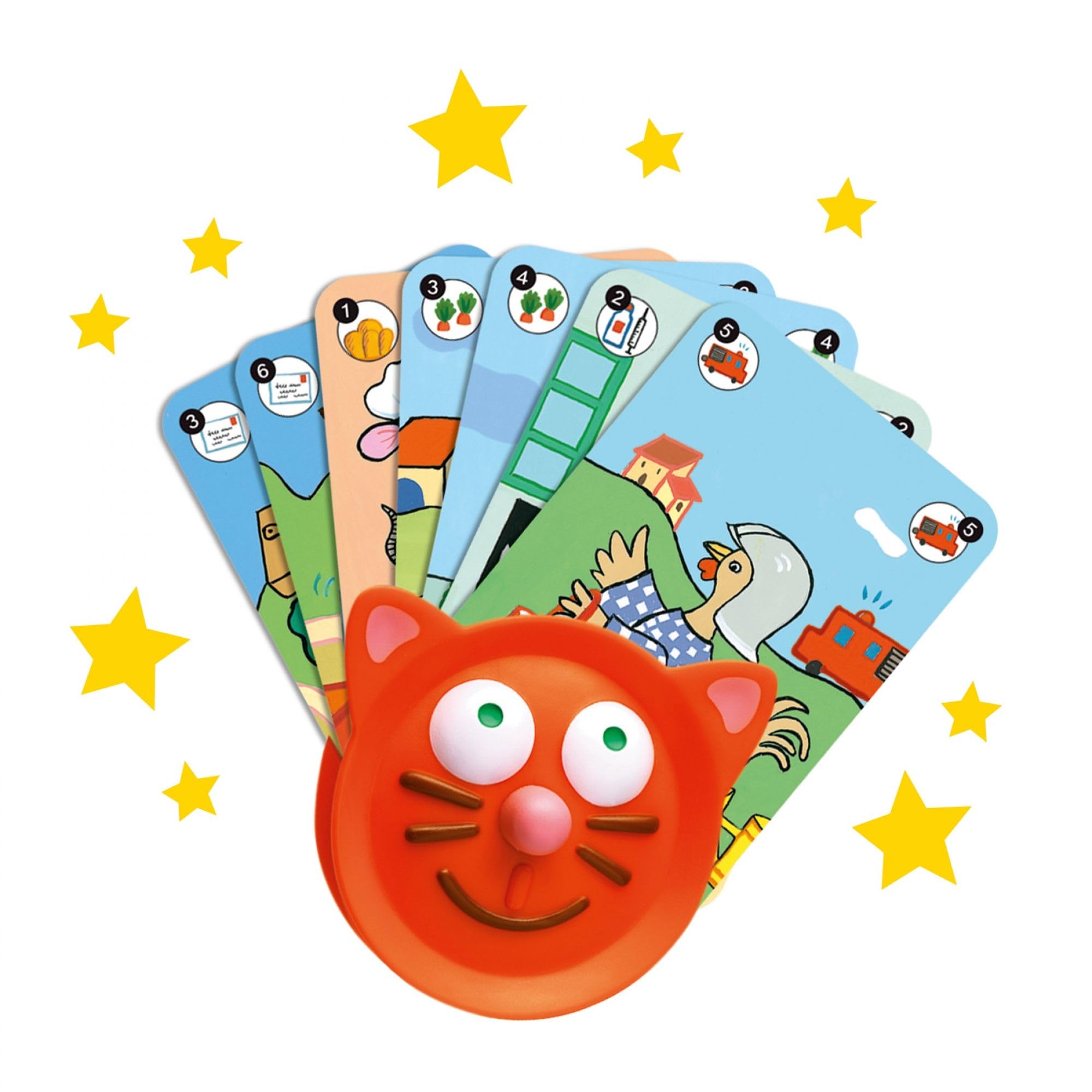 DJECO DJ05997 05997 Porte-Cartes pour Enfant 3Y+ Multicolore