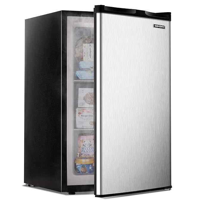 EUHOMY 3.0 Cubic Feet Upright freezer