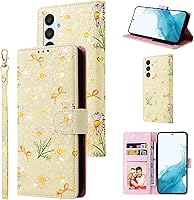 Vista 26 de UEEBAI Funda tipo billetera para Samsung Galaxy A16 4G/5G, cubierta de cuero PU con soporte, bloqueo RFID, funda flip con ranuras para tarjetas
