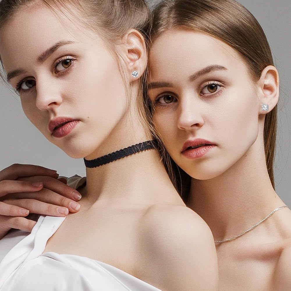 Orecchini Magnetici 4 Paia - Orecchini Finti Senza Foratura Uomo E Donna, 6mm Con Calamita