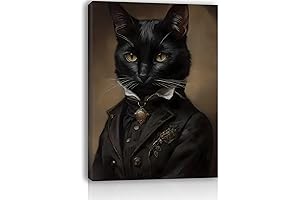 Cute Cat Canvas Wall Art