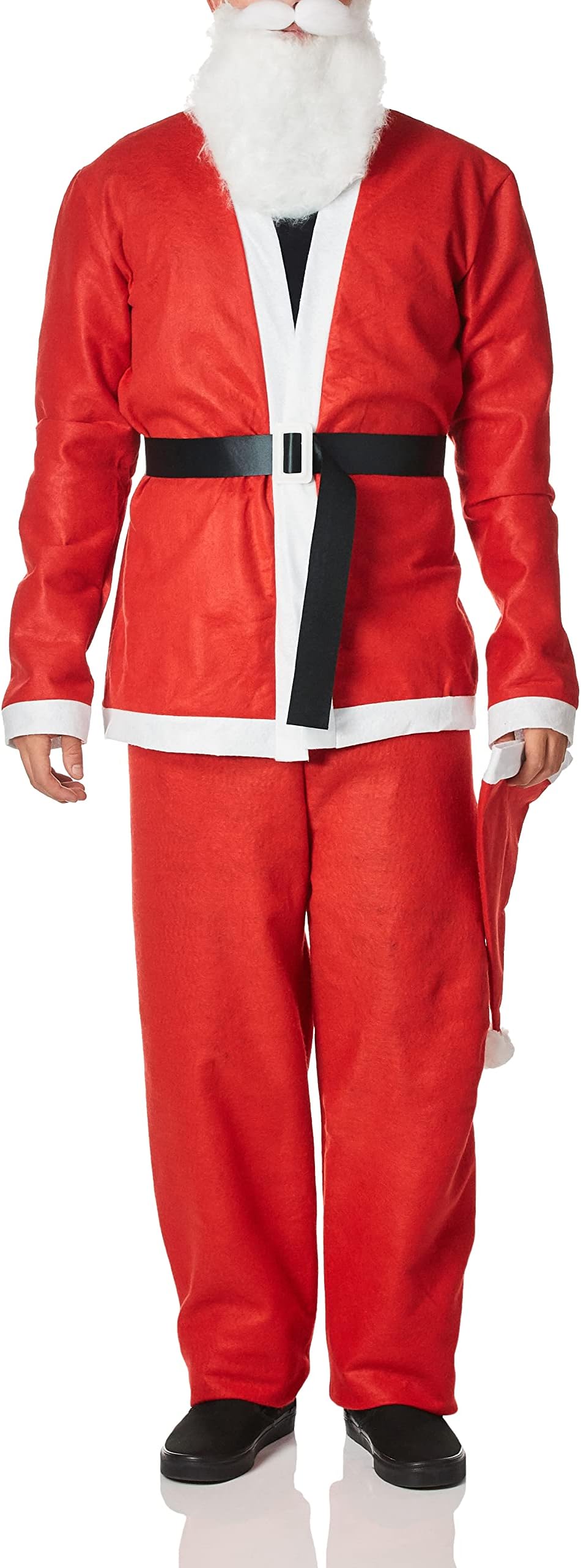 Forum Novelties Simply Santa Costume, White/Red