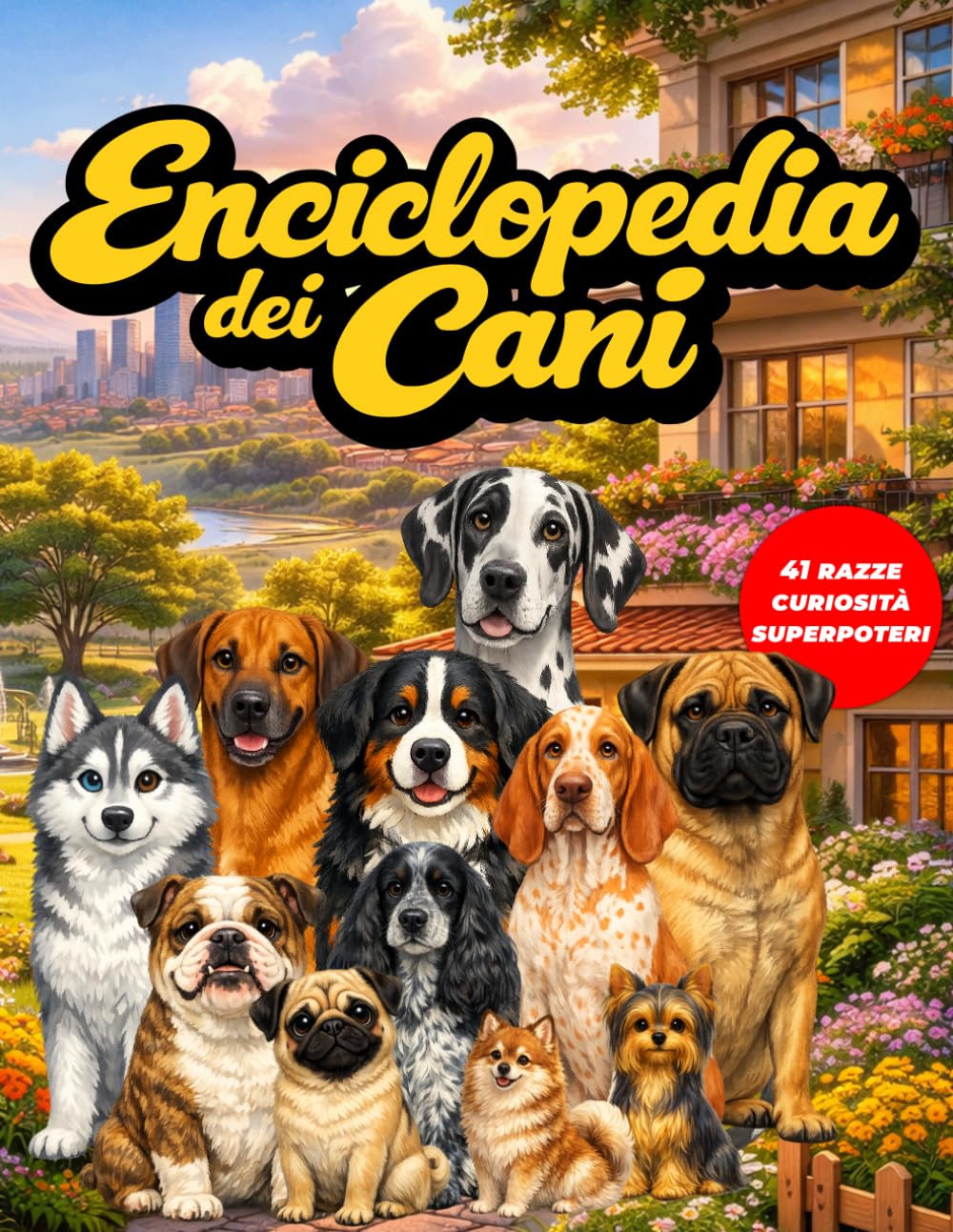 Enciclopedia dei cani: 41 razze di cani spiegate ai bambini (6–10 anni): caratteristiche, curiosità e superpoteri