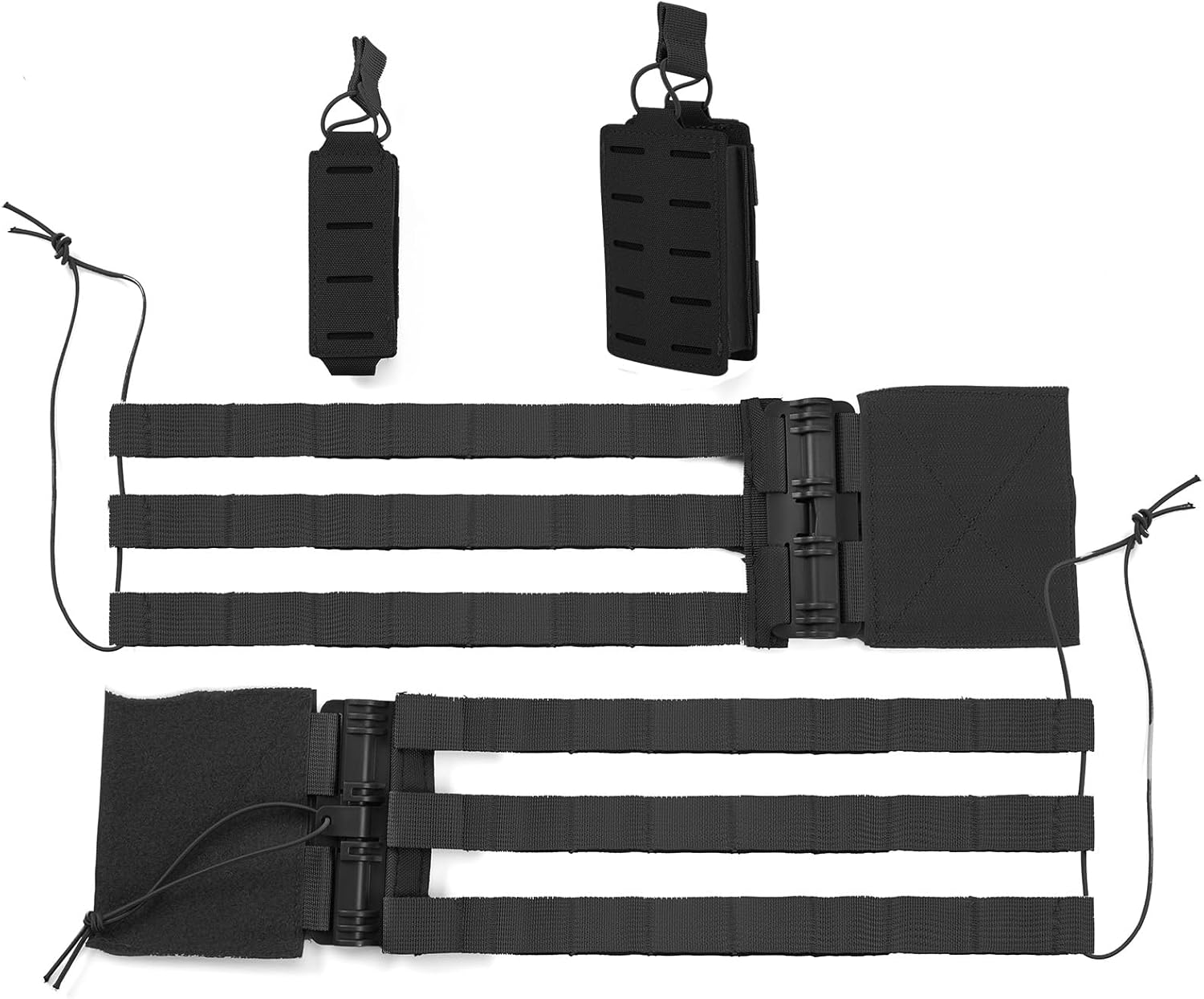 Tactical Vest Quick-Release Cummerbund & MOLLE Pouch Set | Emergency Doffing & Gear Access