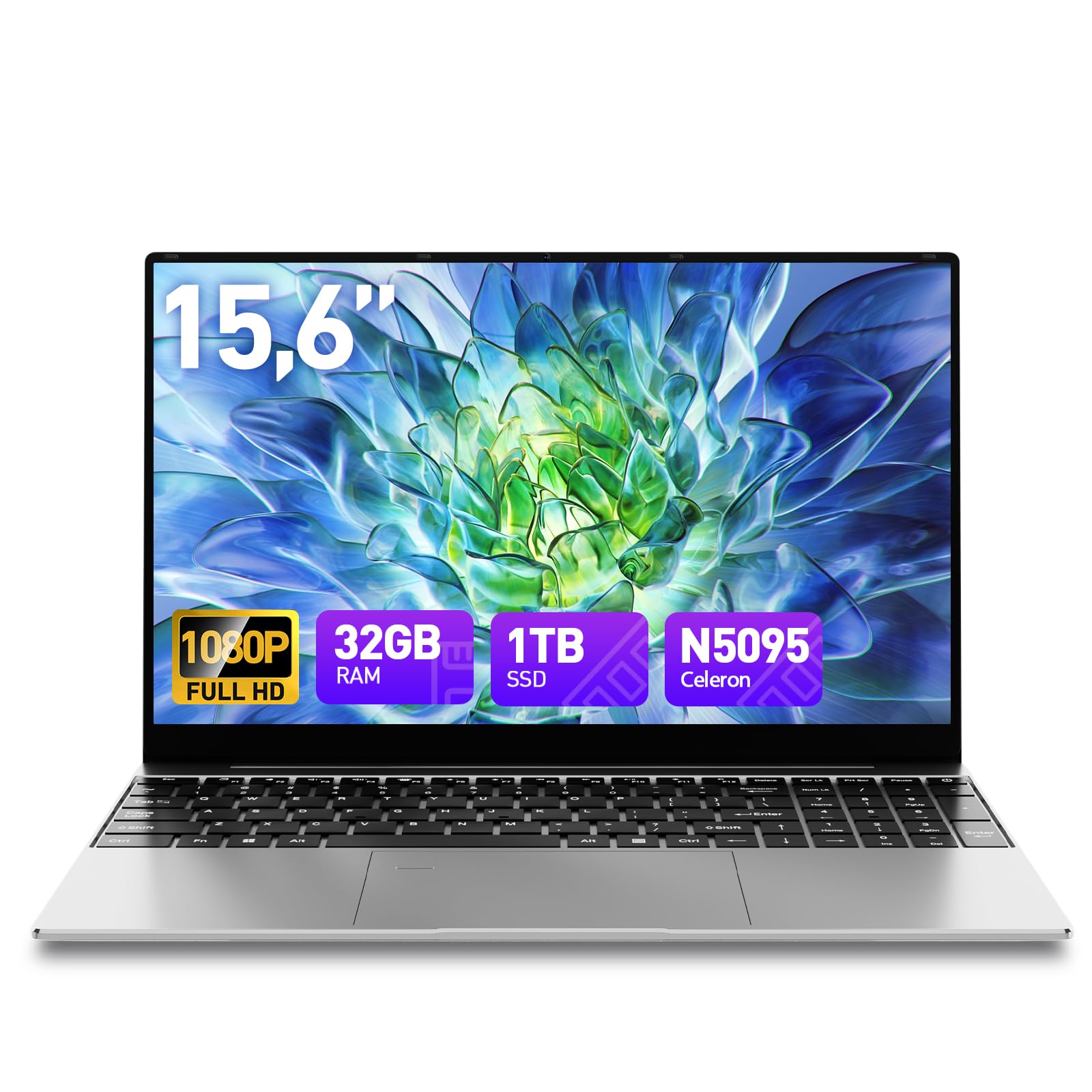Amazon.com: Wvryrv 15.6 Inch Laptop Computer 32GB RAM 1TB SSD Win