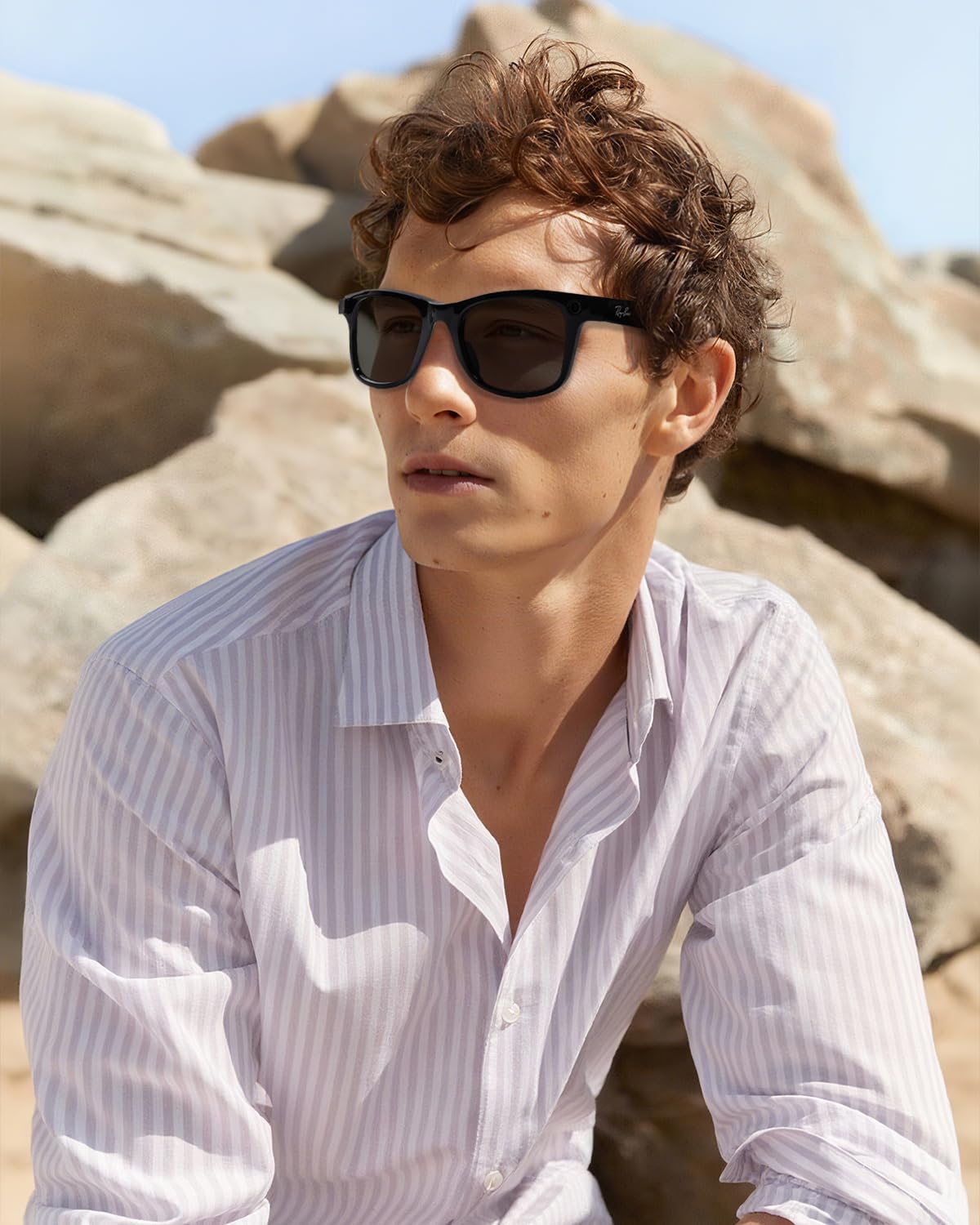 Lentes polarizadas de repuesto para Ray-Ban Meta Wayfarer RW4006 y Gen 2 RW4012 Regular (50-22)