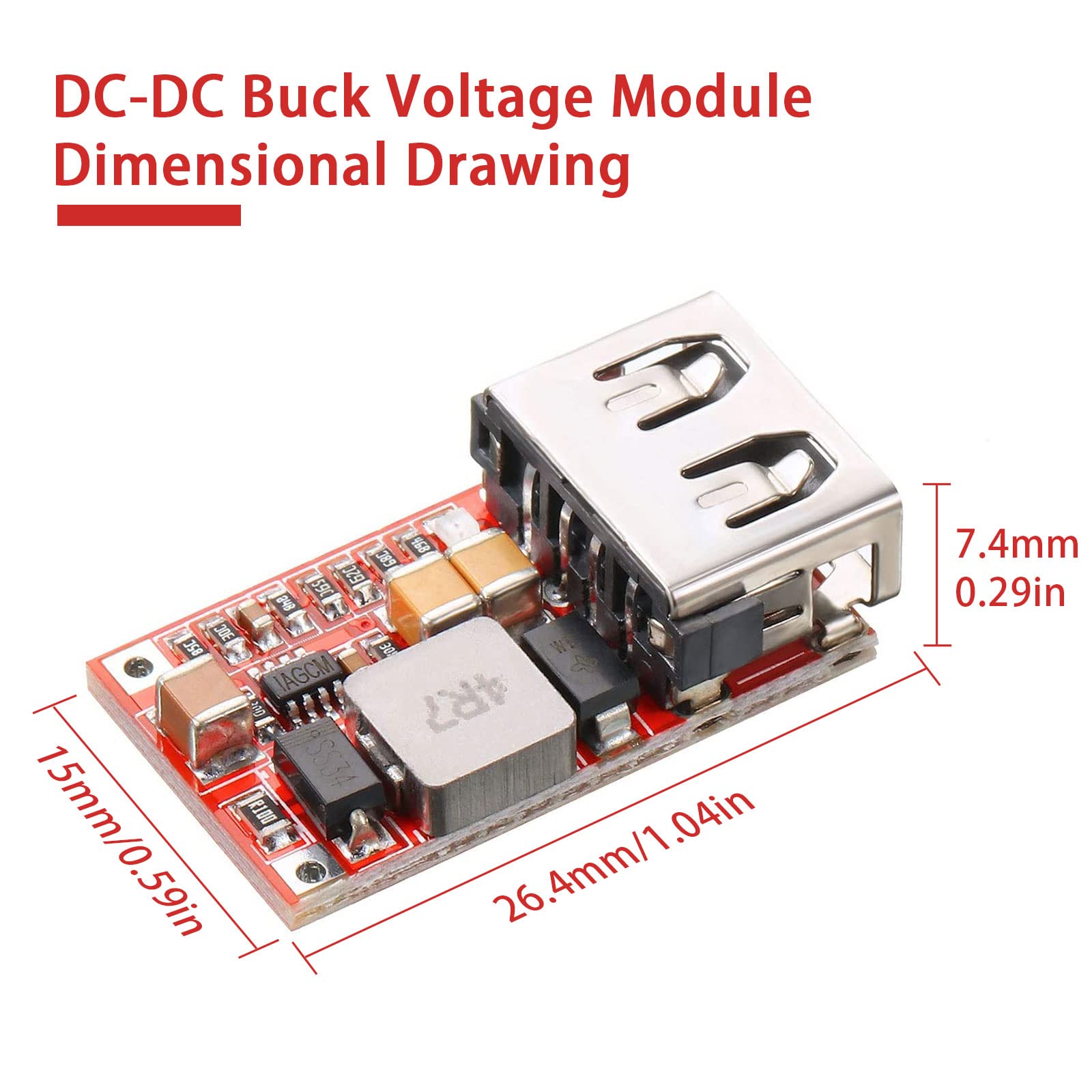 Alimentatore Usb 12v Convertitore Step-down DC 12V A 5V USB 3A - Per Alimentatore Usb 12v Convertitore Step-down DC 12V A 5V USB 3A - Per