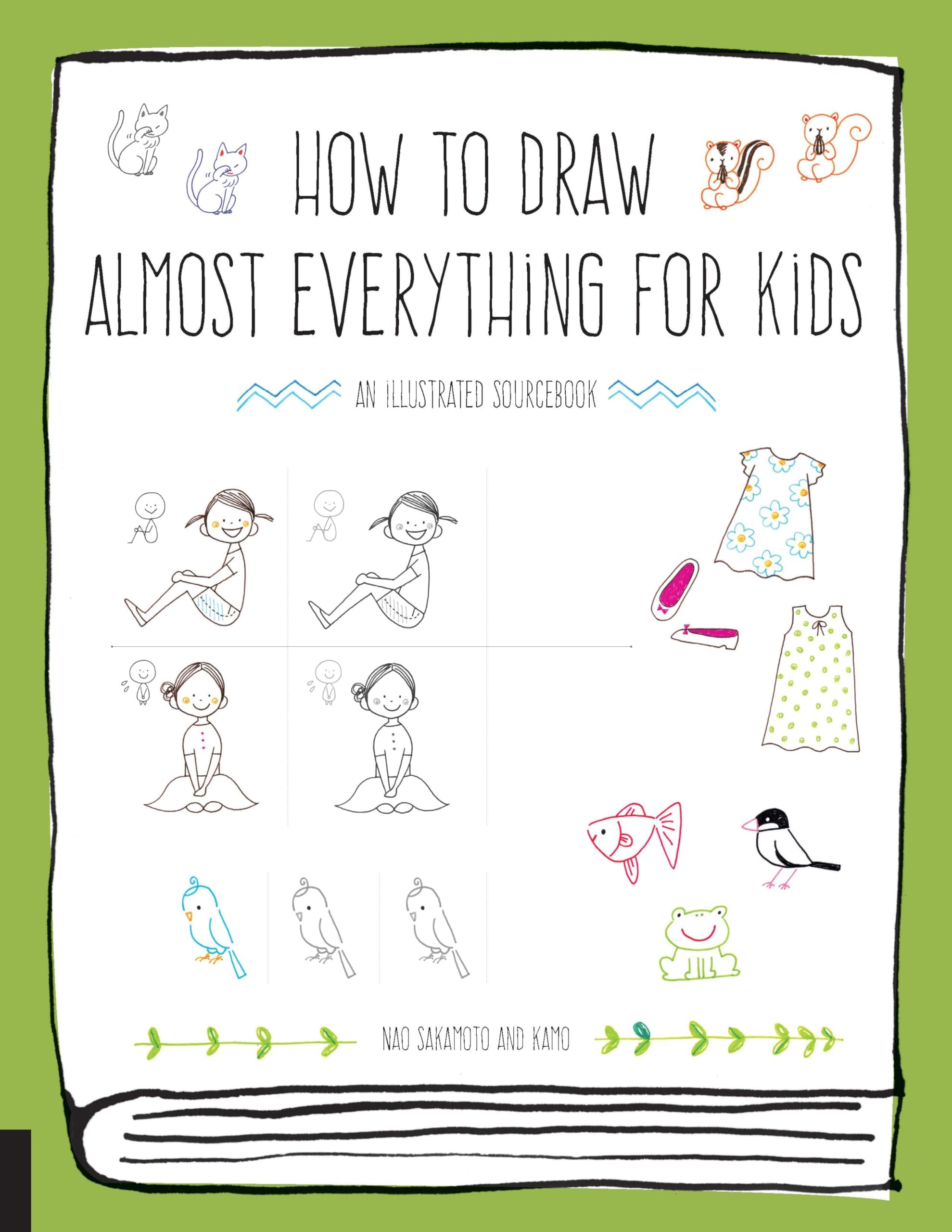 Quarry Books How to Draw Almost Everything for Kids: An Illustrated Sourcebook,215.9mm x 279.4mm