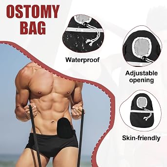 1pcs Ostomy Bag Covers, Ostomy Pouch Cover for Men and Women, Waterproof Colostomy Liners, Ostomy Care Lifestyle Accessories