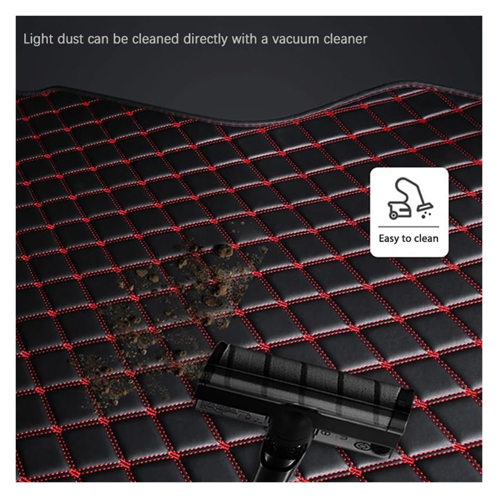 Tapis Coffre Voiture Tapis De Coffre Arrière en Cuir Synthétique pour Mazda 3 (2010-2013) Accessoire Protection pour(Beige)