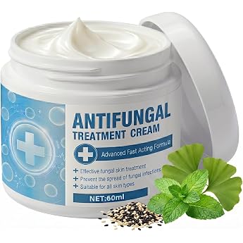 Skin Fungus Cream Intensive Treatment for Athlete's Foot Eczema Groin Fungus & Tinea Versicolor Suitable for Face and Body Care Non-Irritating 60 ml